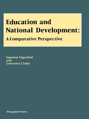 cover image of Education and National Development